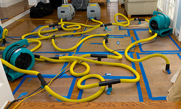Professional Burst Pipe Water Damage technician working in Atwater, OH